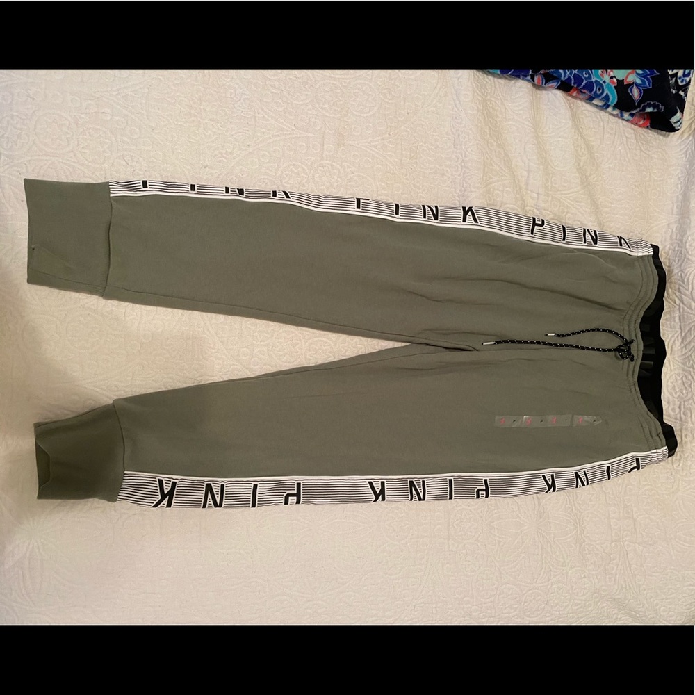 PINK Victoria’s Secret green joggers